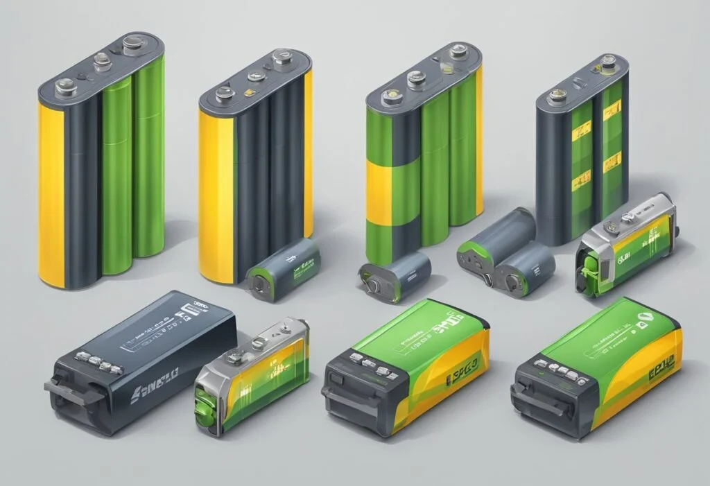 Lots of EV batteries