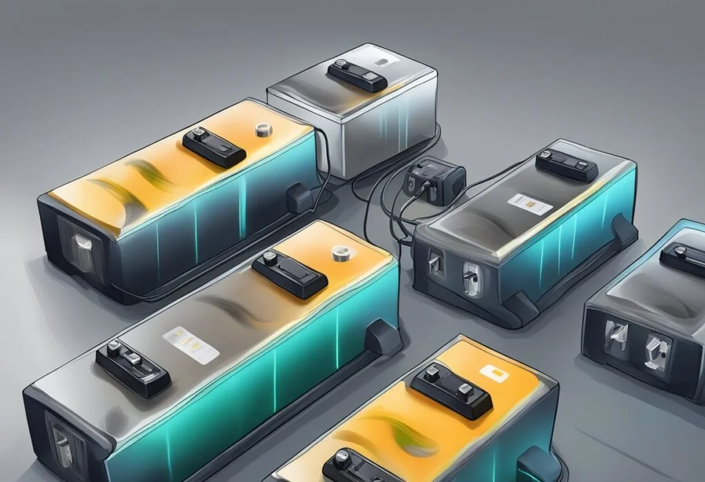 Mixed EV batteries 