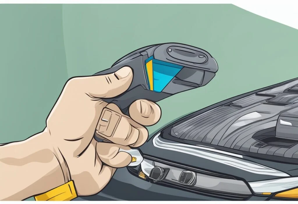 Man with EV keys in hand