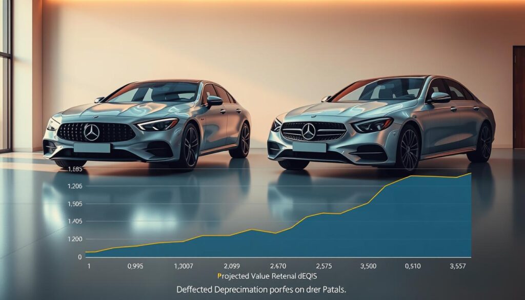 Mercedes EQE vs E-Class depreciation comparison Mercedes EQE vs E-Class depreciation comparison
