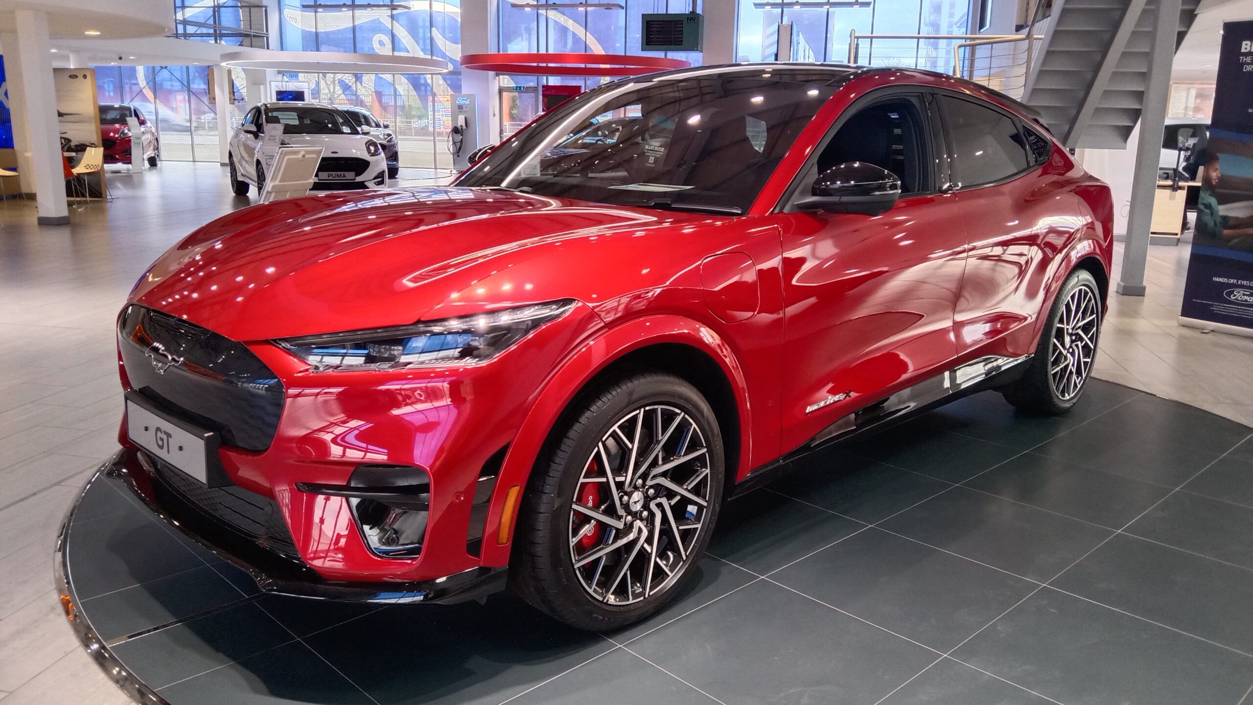 2023 Ford Mustang Mach-E GT in Rapid Red
